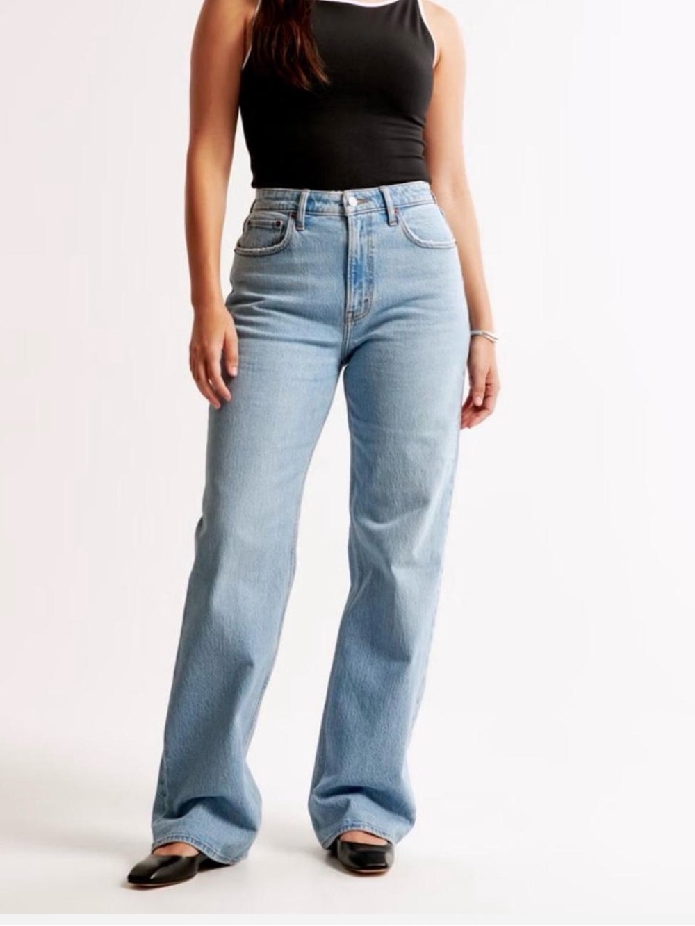 Women’s ABERCROMBIE & FITCH The 90’s Relaxed curve love jeans- Size 10R